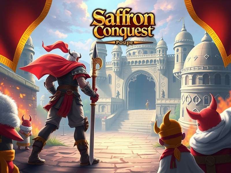 Saffron Conquest Game Banner
